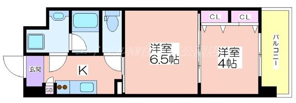 プランドール天王寺SOUTHの物件間取画像